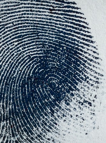 blue criminal fingerprint