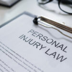 document that reads personal injury law